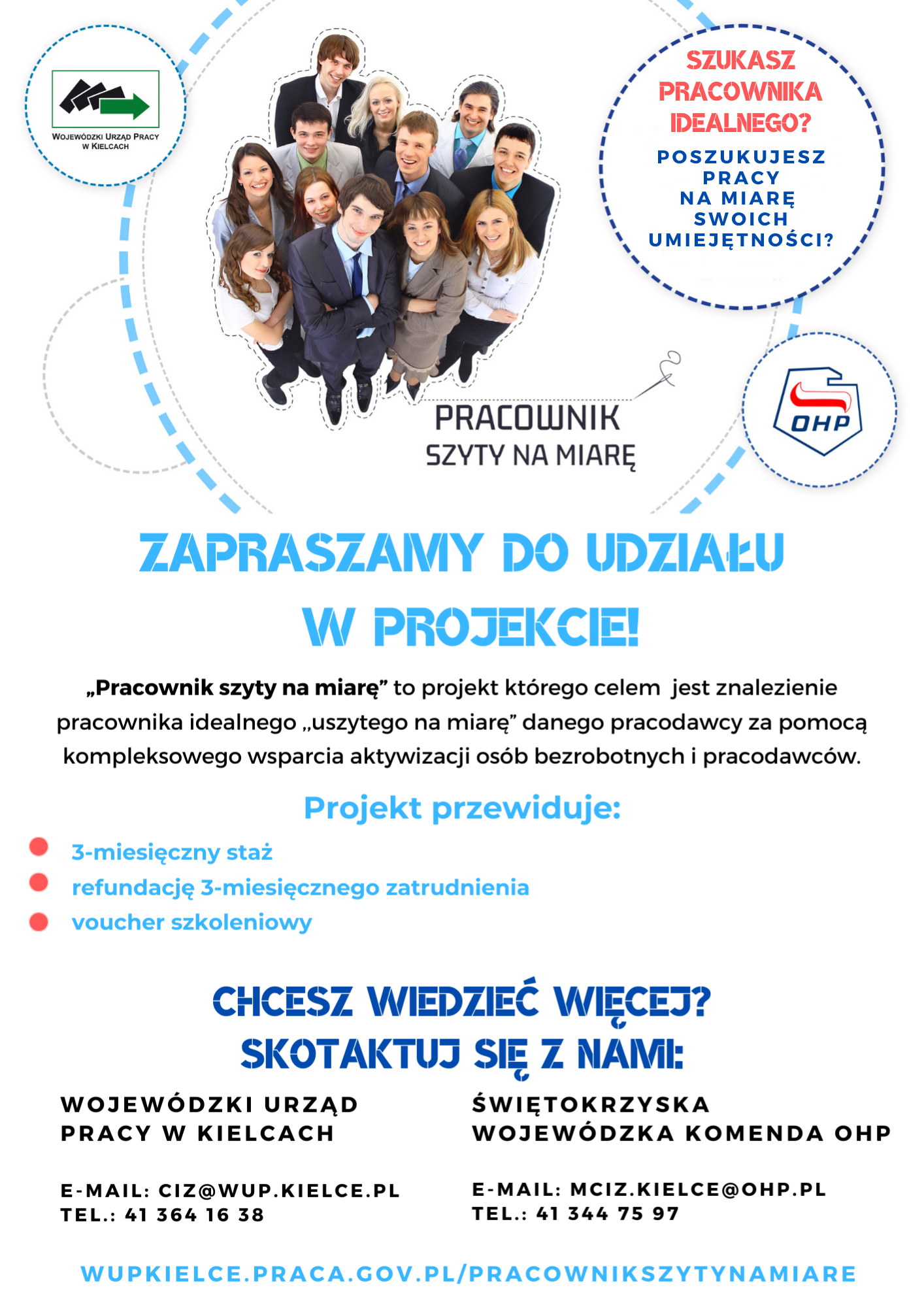 Pracownik szyty na miarę plakat